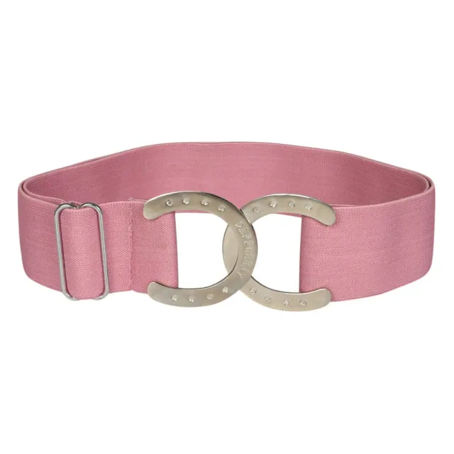 Dapplebay Horse Shoe elastische riem Lichtroze rosé
