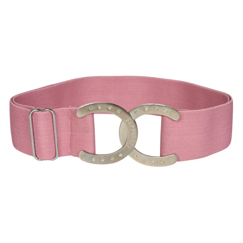 Dapplebay Horse Shoe elastische riem Lichtroze rosé