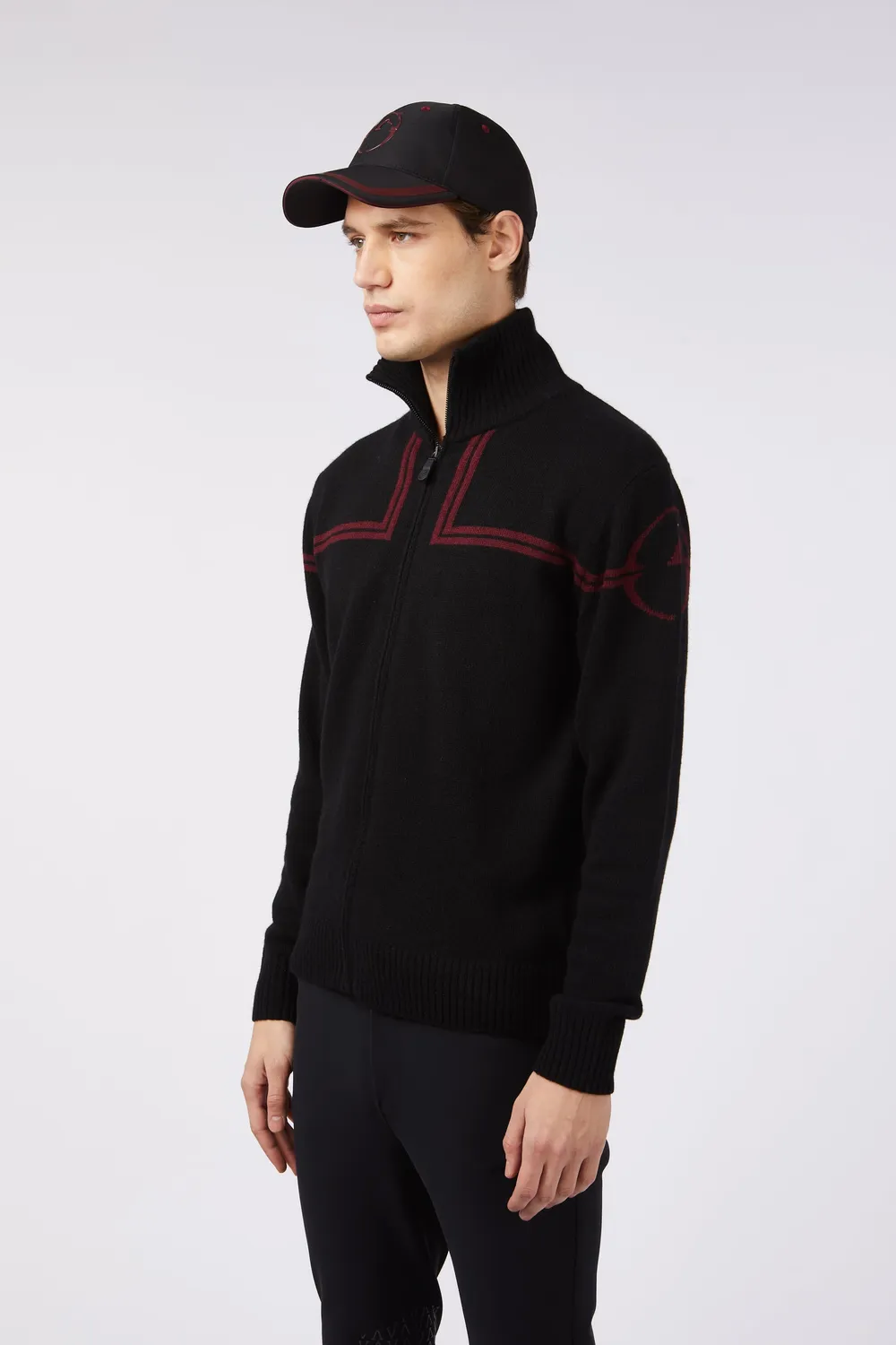 Vestrum Tournai Coltrui Heren Wol Cashmere Rits