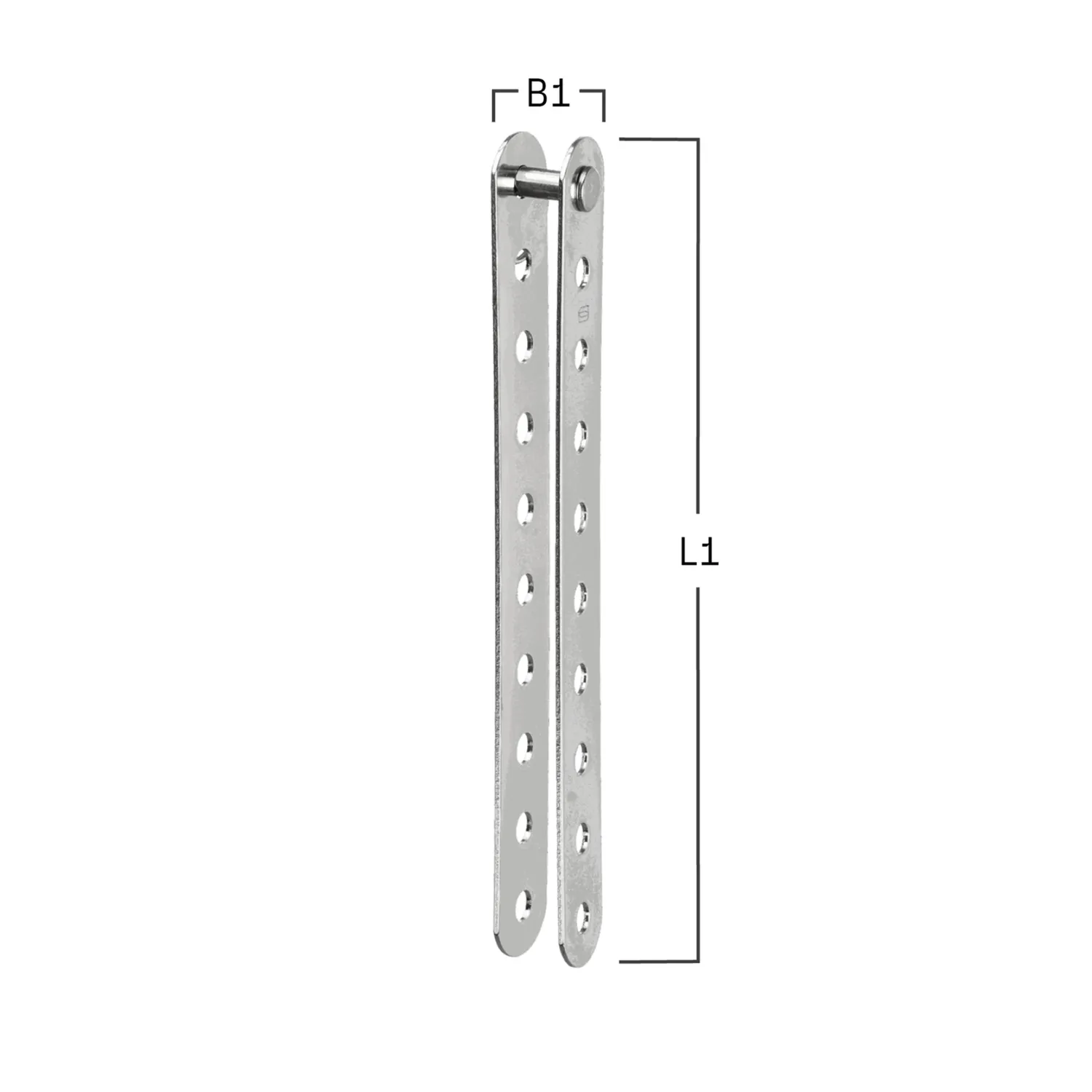 HS Sprenger Wantenhänger RVS wantspanner 165 mm