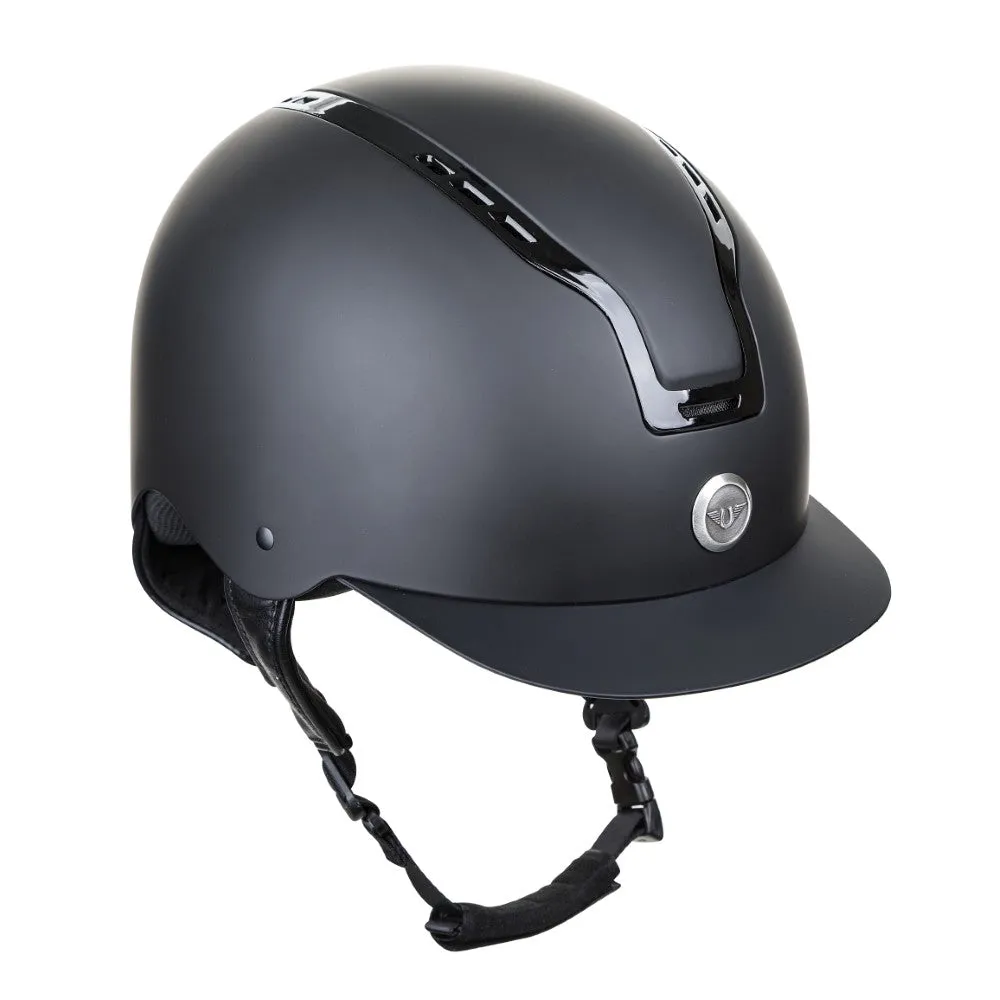 TuffRider Essential rijhelm navy mat ventilerend