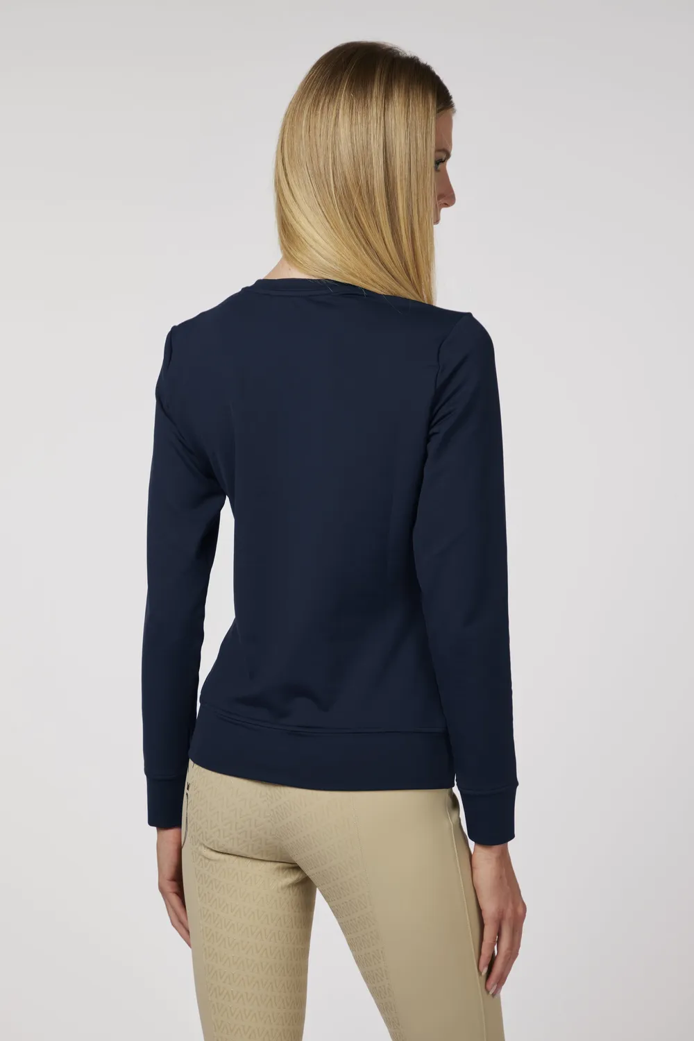 Vestrum Ankara technische trui dames navy ronde hals