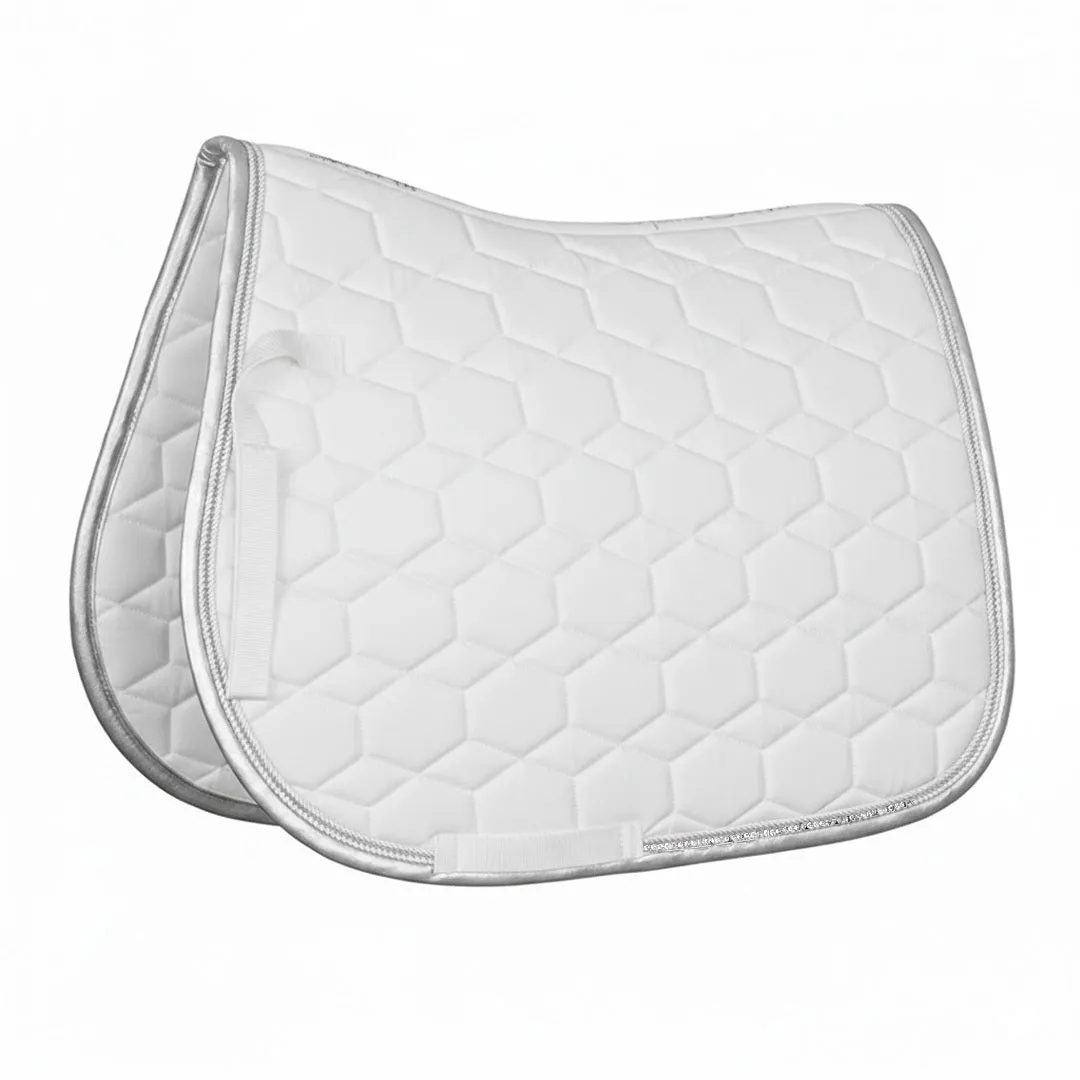 Equine Couture Elegance Rhinestone zadeldek zwart kristal