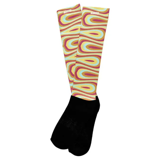 Lettia Groovy Padded rijsokken print gewatteerd