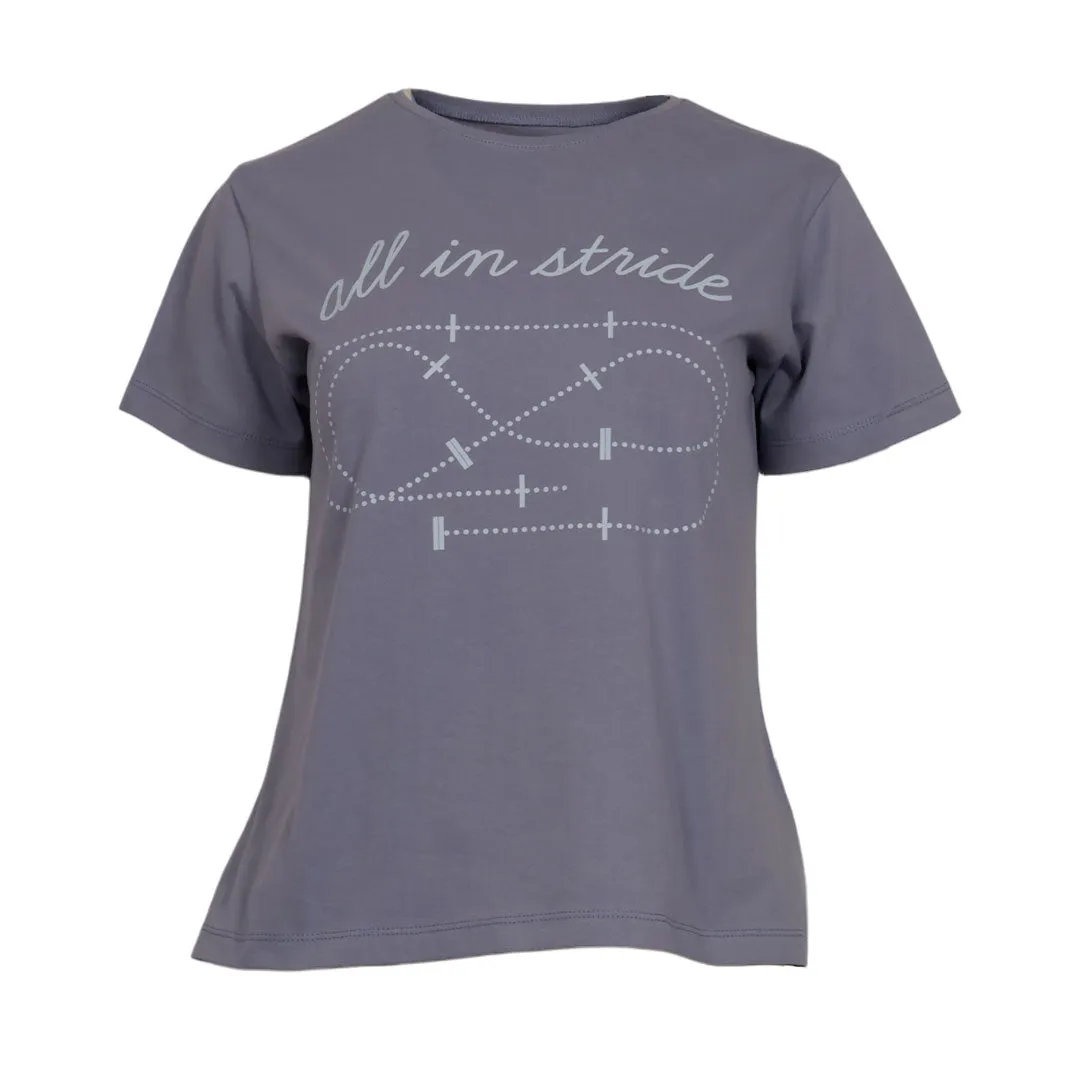 Dapplebay All In Stride T-shirt katoen Moonrise boxy M