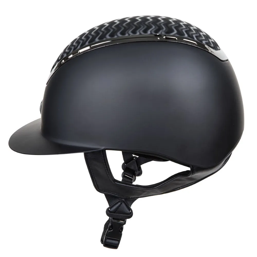 TuffRider Ultimate Wide Brim rijhelm zwart zonneklep