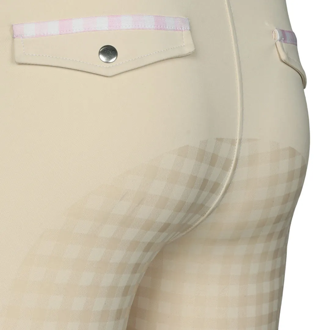 Dapplebay Gingham rijlegging full seat tan