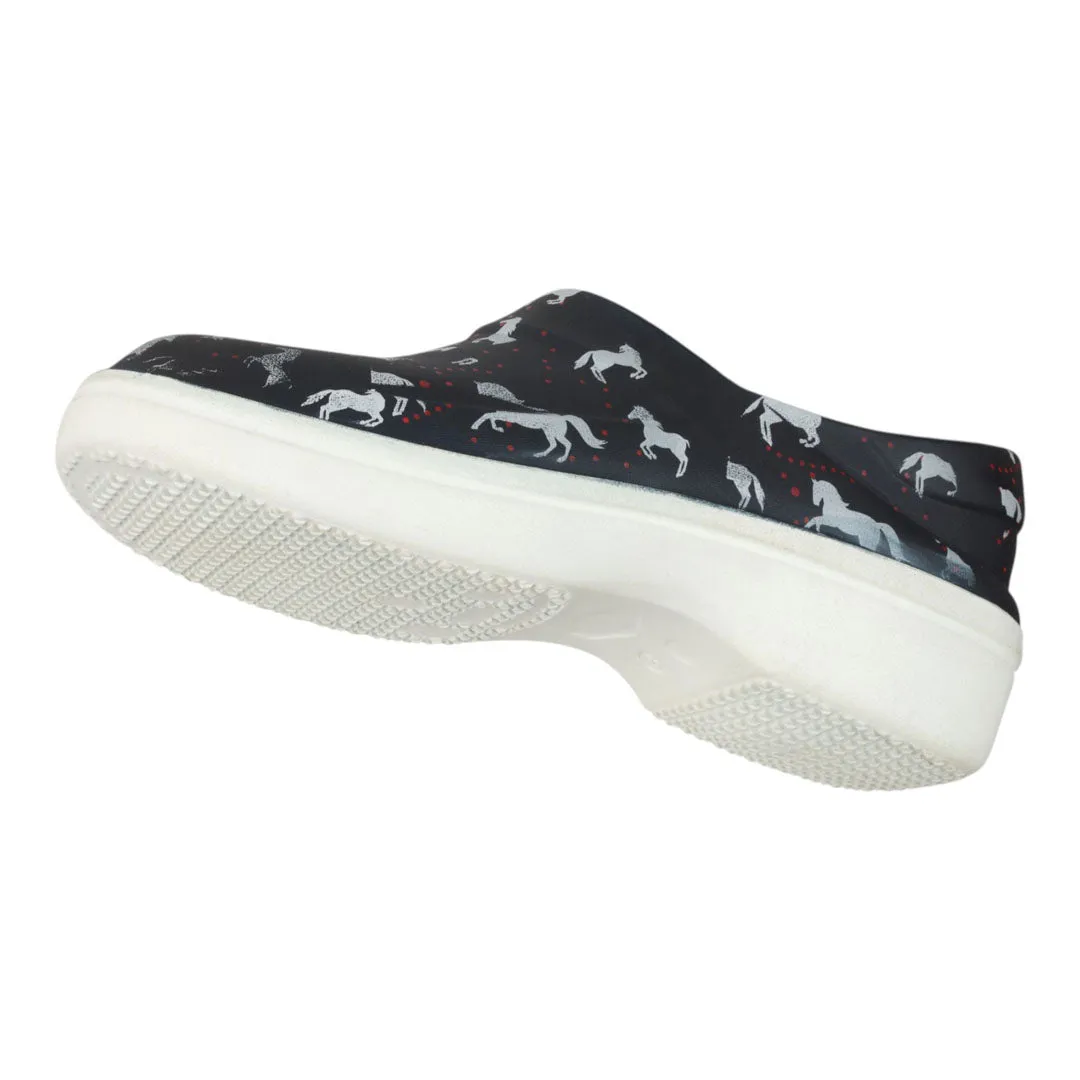 BarnMule WorkLites stalschoenen navy waterdicht licht