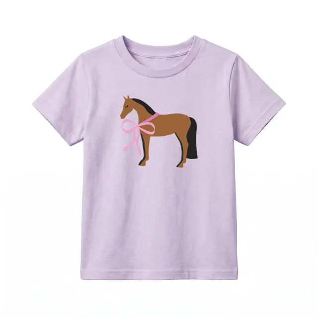 Dapplebay Sunshine Horses T-shirt Kids Natural 8-9
