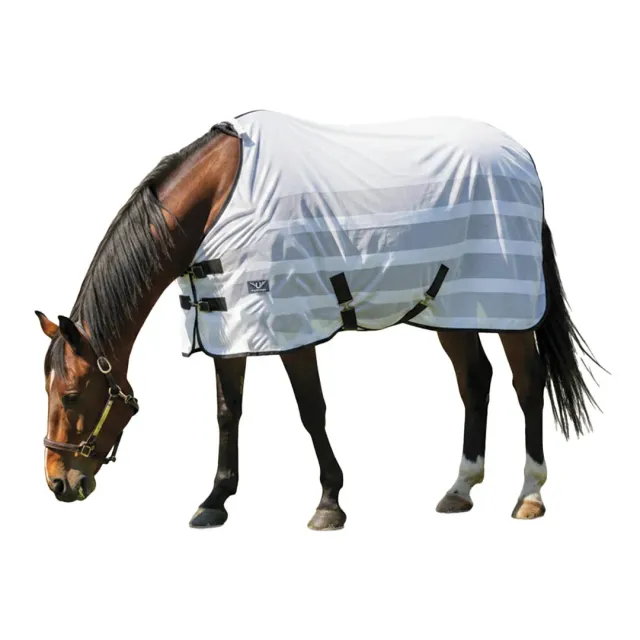 TuffRider Lightweight Mesh vliegendeken wit 75 ademend