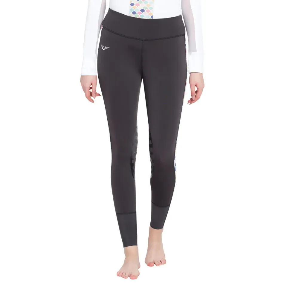 TuffRider Iris EquiCool rijtights Charcoal S