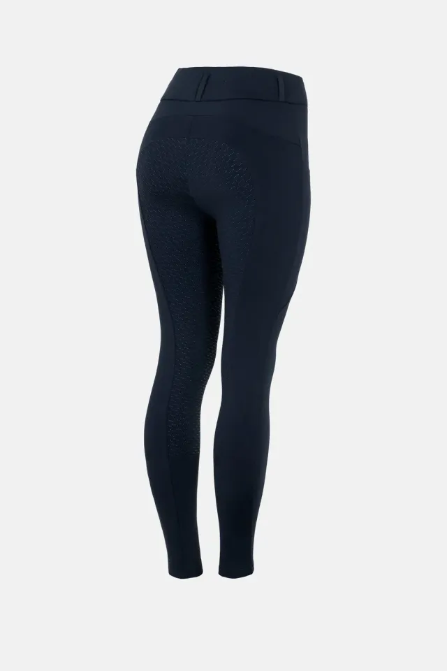 Horze Leanna thermo ridetights full grip donkerblauw 32