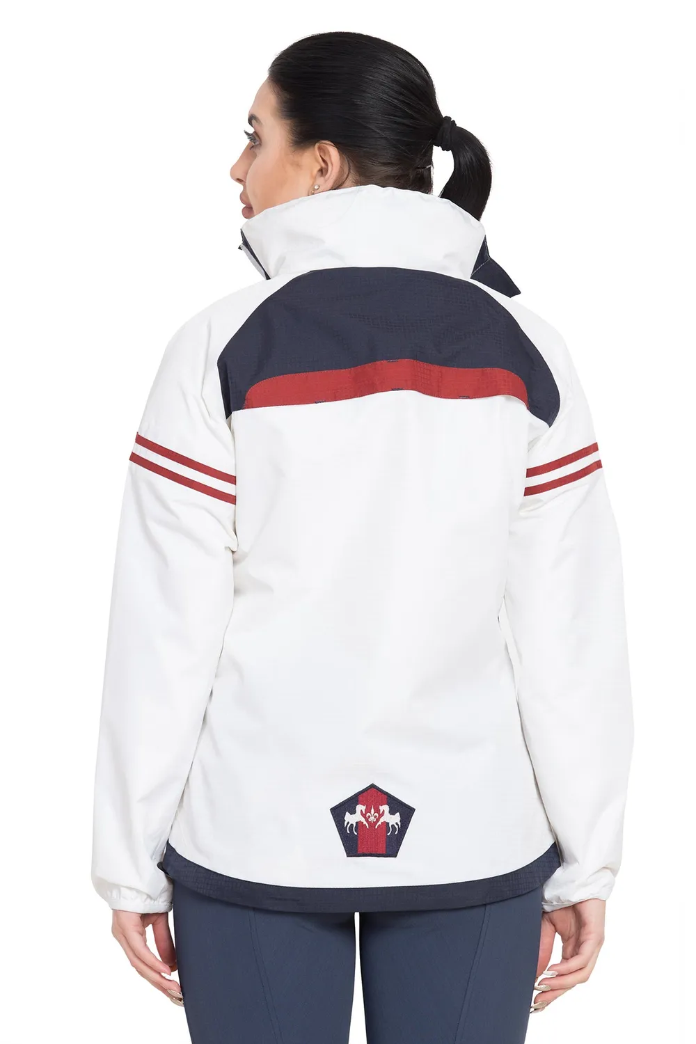 Equine Couture Regatta regenjas dames waterdicht navy/wit