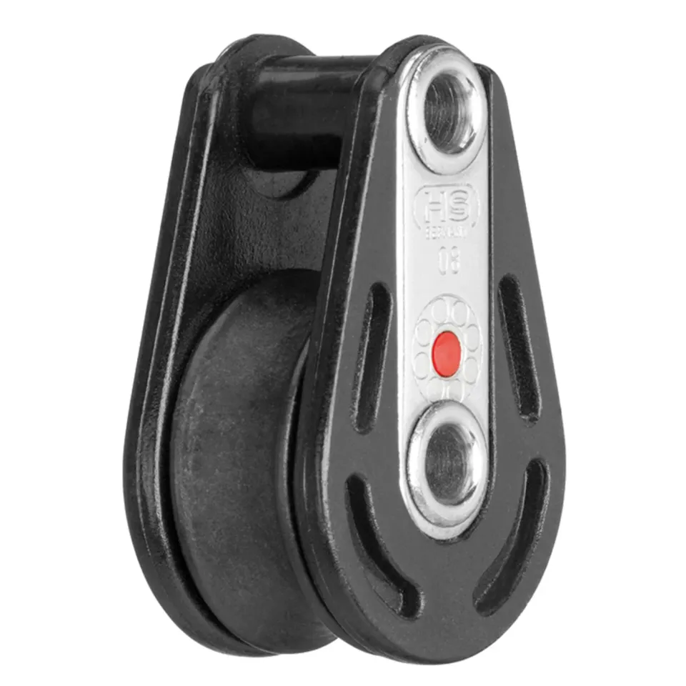 HS Sprenger Blok 8mm Kogelgelagerd Enkel Holle As
