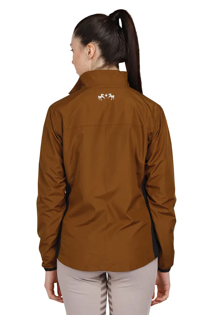 Equine Couture Aberdeen regenjas dames copper zwart S