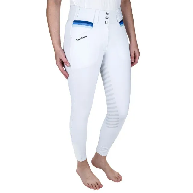 Equine Couture Gradient rijbroek White-Blue streep