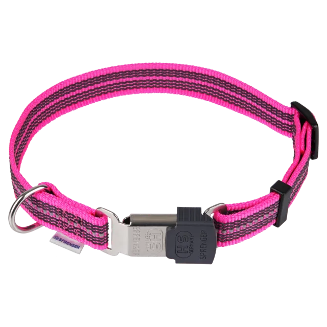 Herm Sprenger 59440 halsband reflecterend roze 40-55 cm