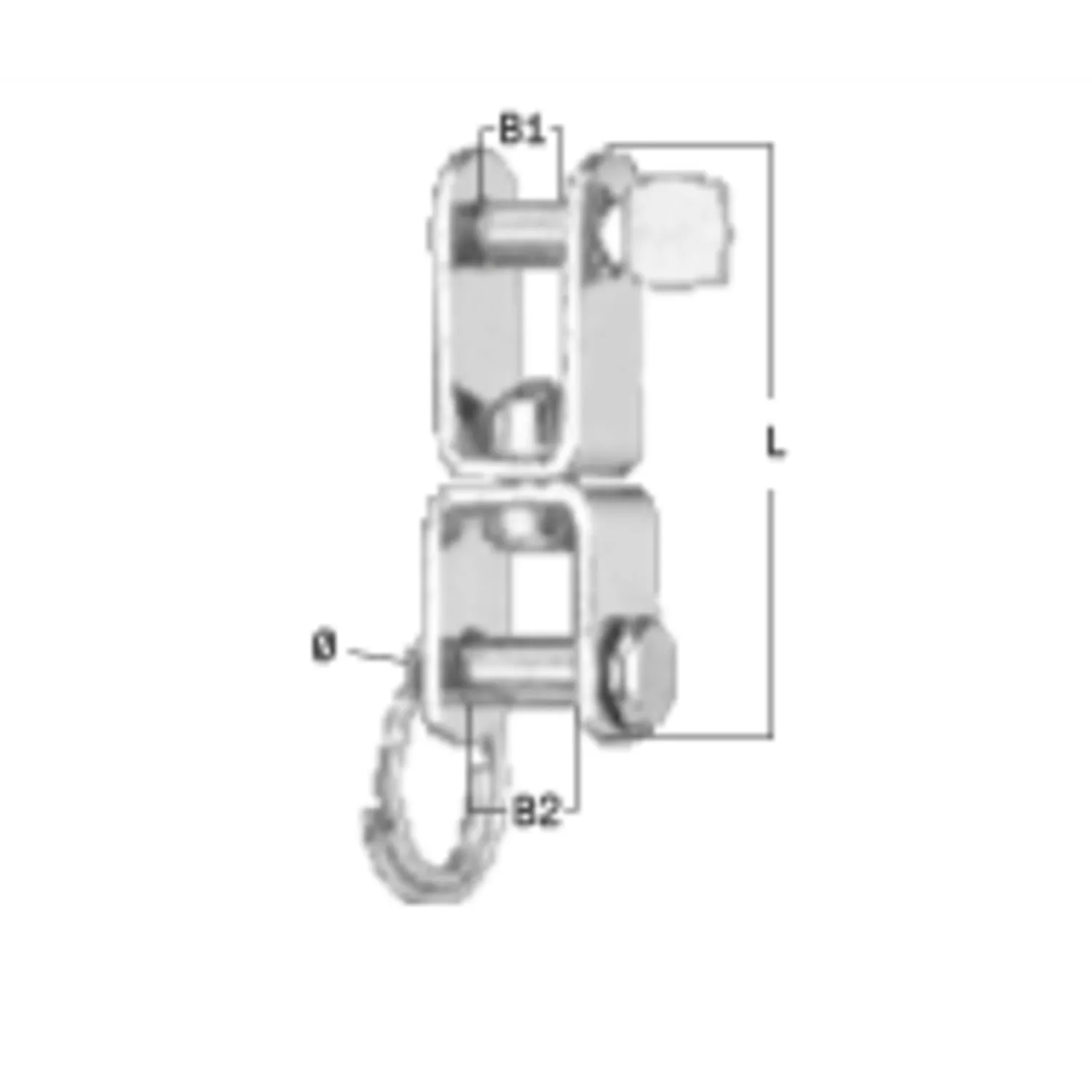 Herm Sprenger 35945 wartelharpsluiting rvs 750 kg