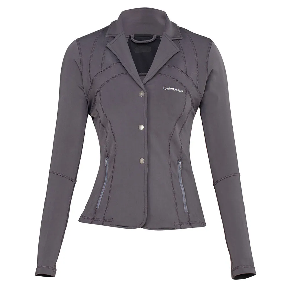 Equine Couture Lacey Ultra Light wedstrijdjasje zwart ademend