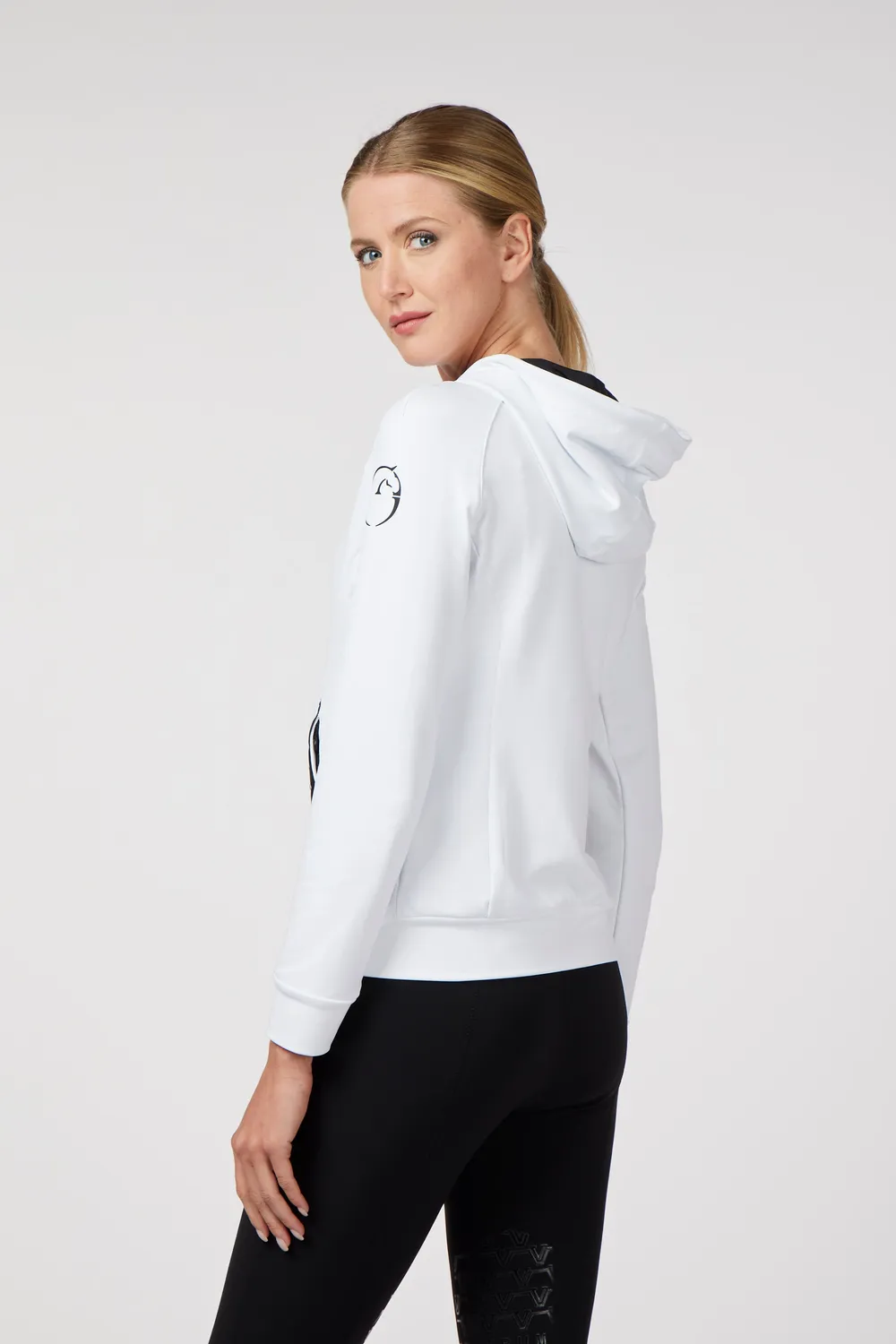 Vestrum Oristano vest dames rits capuchon rekbaar zwart