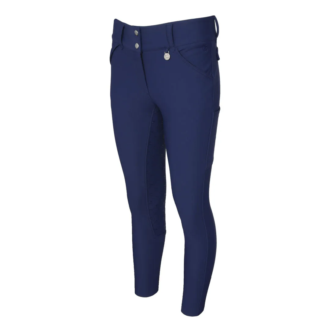 Dapplebay Winter Sport Full Seat rijbroek Navy wintergevoerd