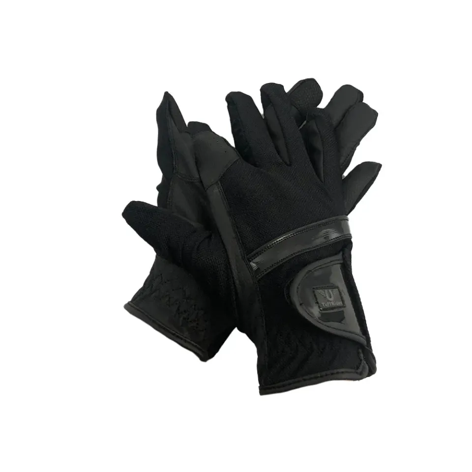 TuffRider Butterfly Mesh rijhandschoenen zwart zomer