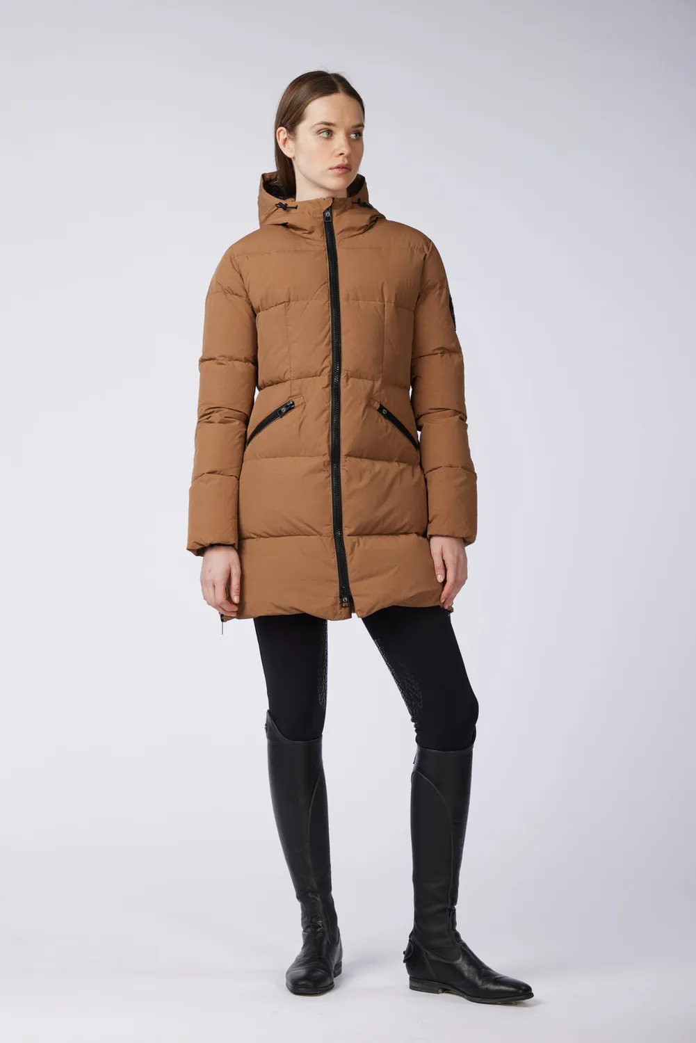 Vestrum Minsk dames winterjas dons midilang warm