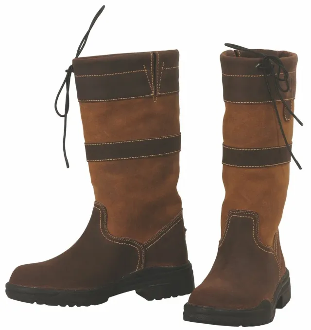TuffRider Low Country korte laarzen chocolate fawn waterdicht