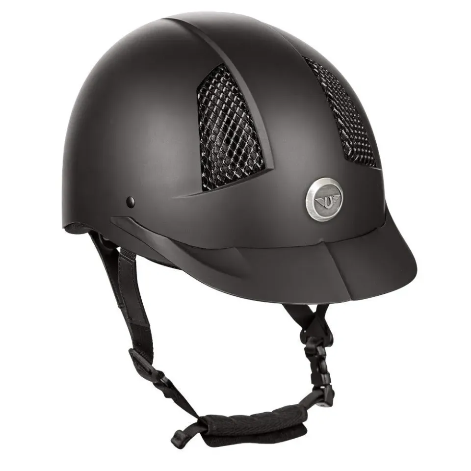 TuffRider Starter cap zwart geventileerd