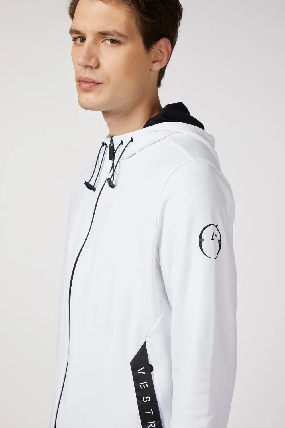 Vestrum Brindisi heren hoodie zwart bielastisch