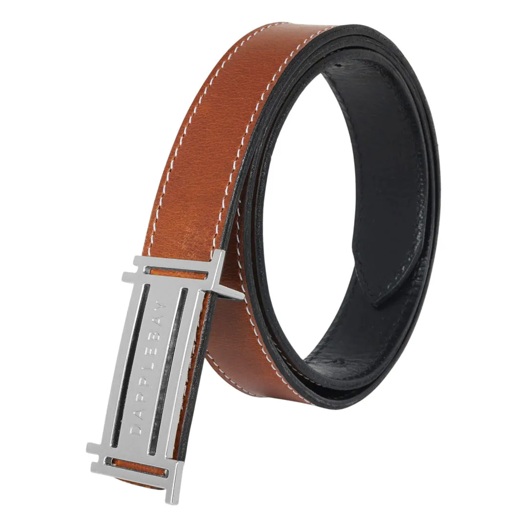 Dapplebay Reversible Jump Belt riem Silver verstelbaar