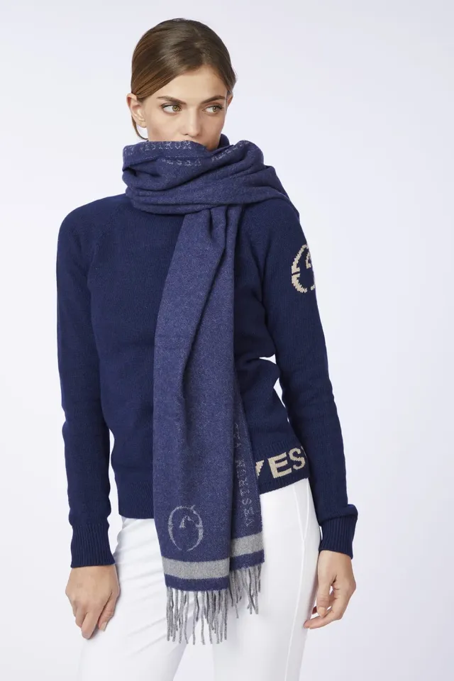 Vestrum Esine sjaal cashmere met franje