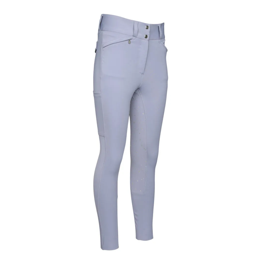 Dapplebay Lavender Haze Compression rijbroek full seat lavender