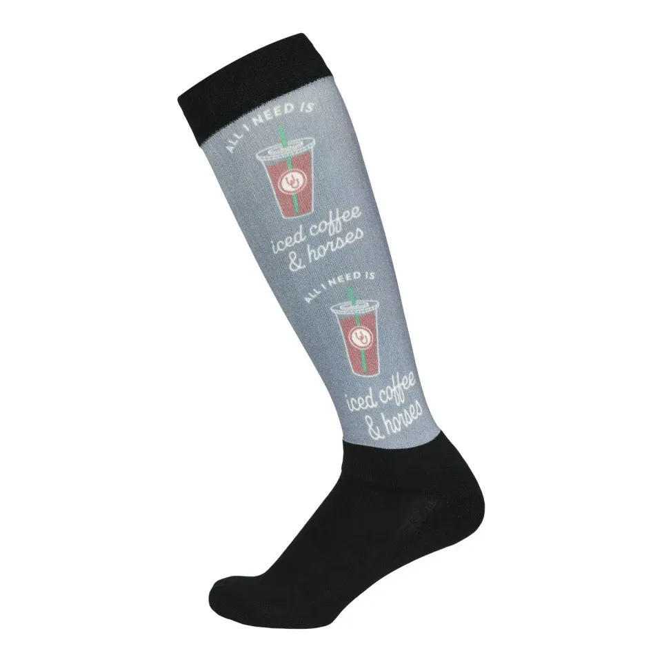 Dapplebay Slick Boot laarzensokken Iced Coffee nylon