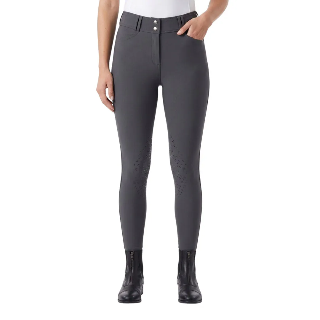 Equine Couture Dalton Tech Nova rijbroek kniepads charcoal