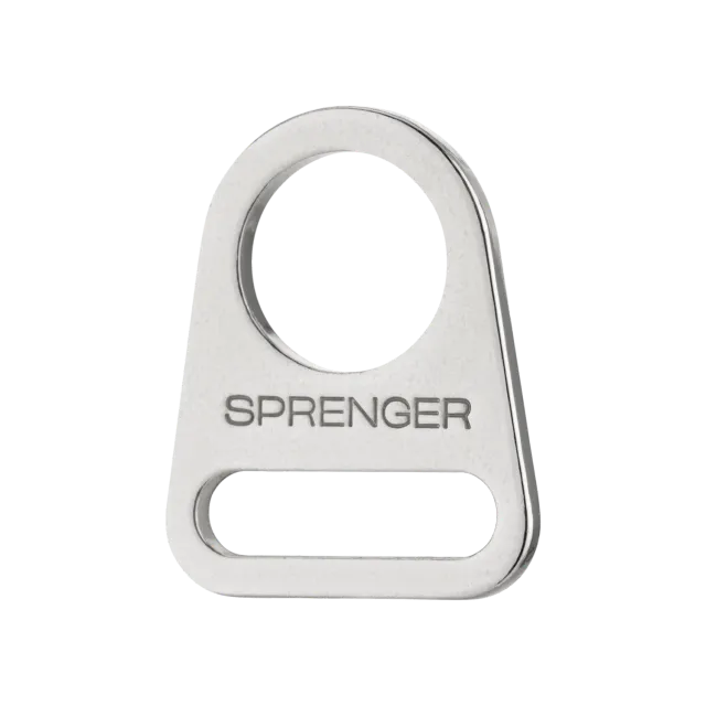 HS Sprenger D-Ring HS D-ring 27 mm roestvrij