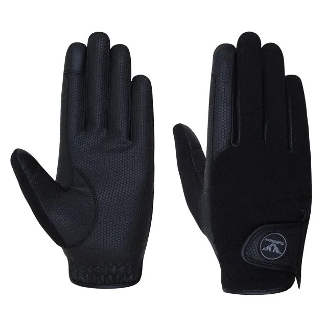 TuffRider Fleece Back Smart rijhandschoenen zwart