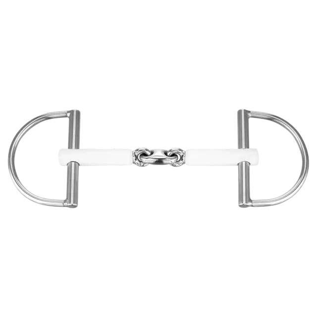 HS Sprenger Nathe D-ring bit dubbel gebroken 15 mm 130 mm