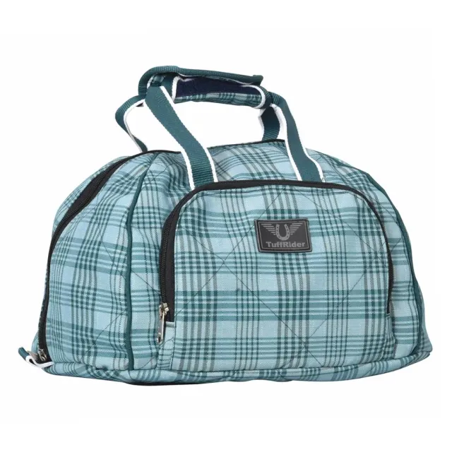 TuffRider Bonum cap tas teal ruit polyester