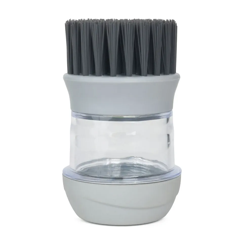 TuffRider Hoof Brush hoevenborstel grijs met zeepdispenser