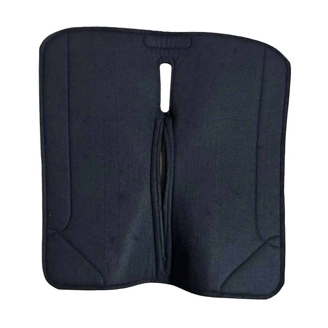 TuffRider Polaris vilten western zadelpad zwart 32x32