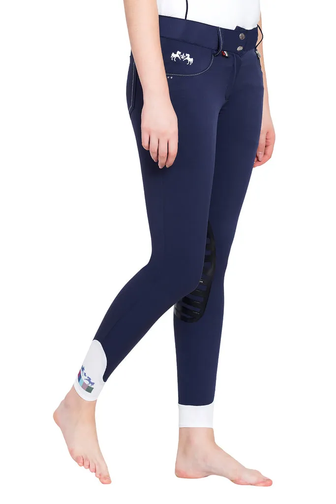 Equine Couture Darsy knee patch rijbroek wit