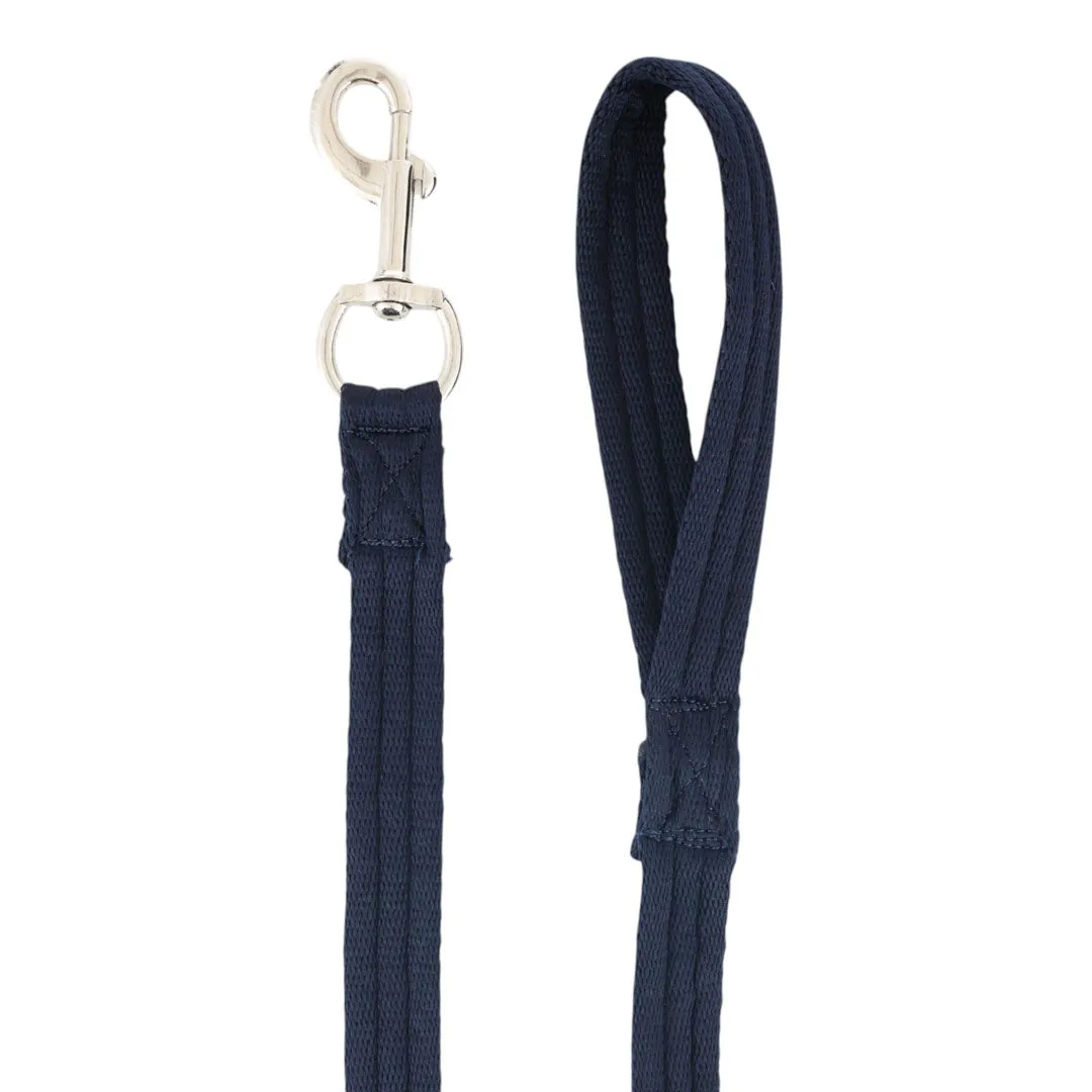 TuffRider Cushion Web longeerlijn Navy 7,6m