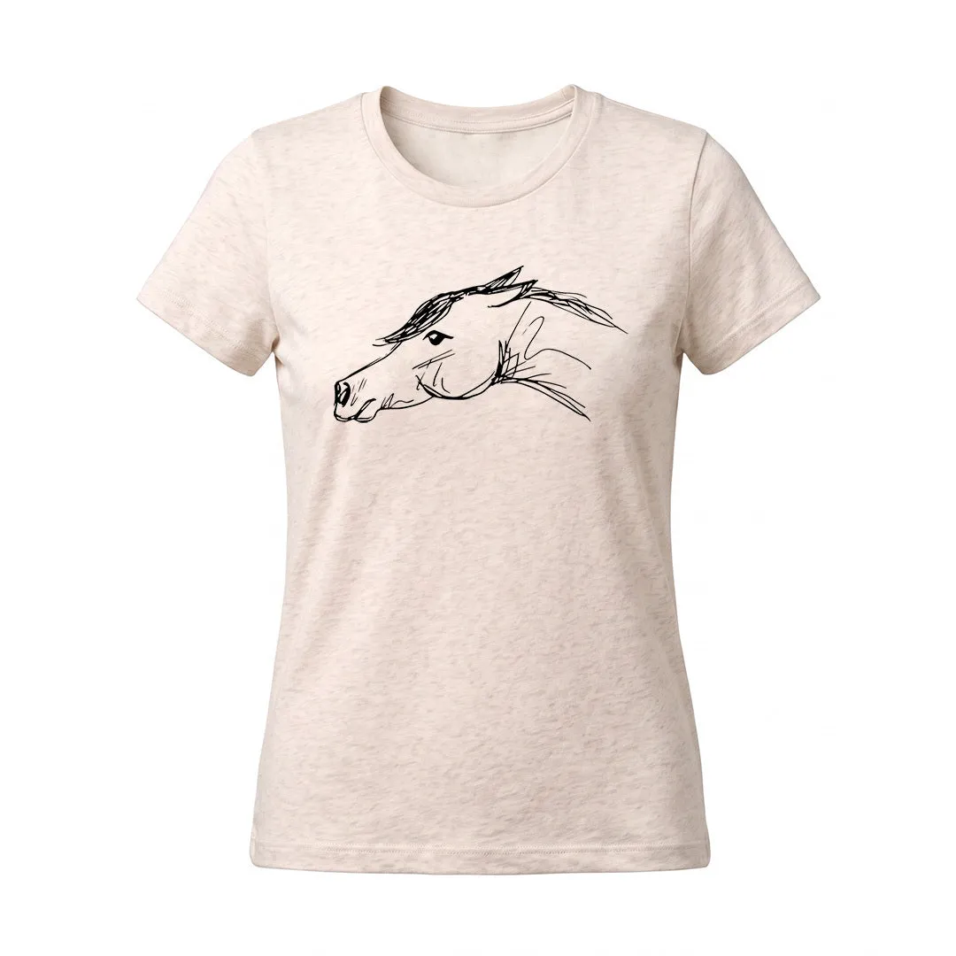 Dapplebay Feelin Mare-y T-shirt natural katoen opdruk