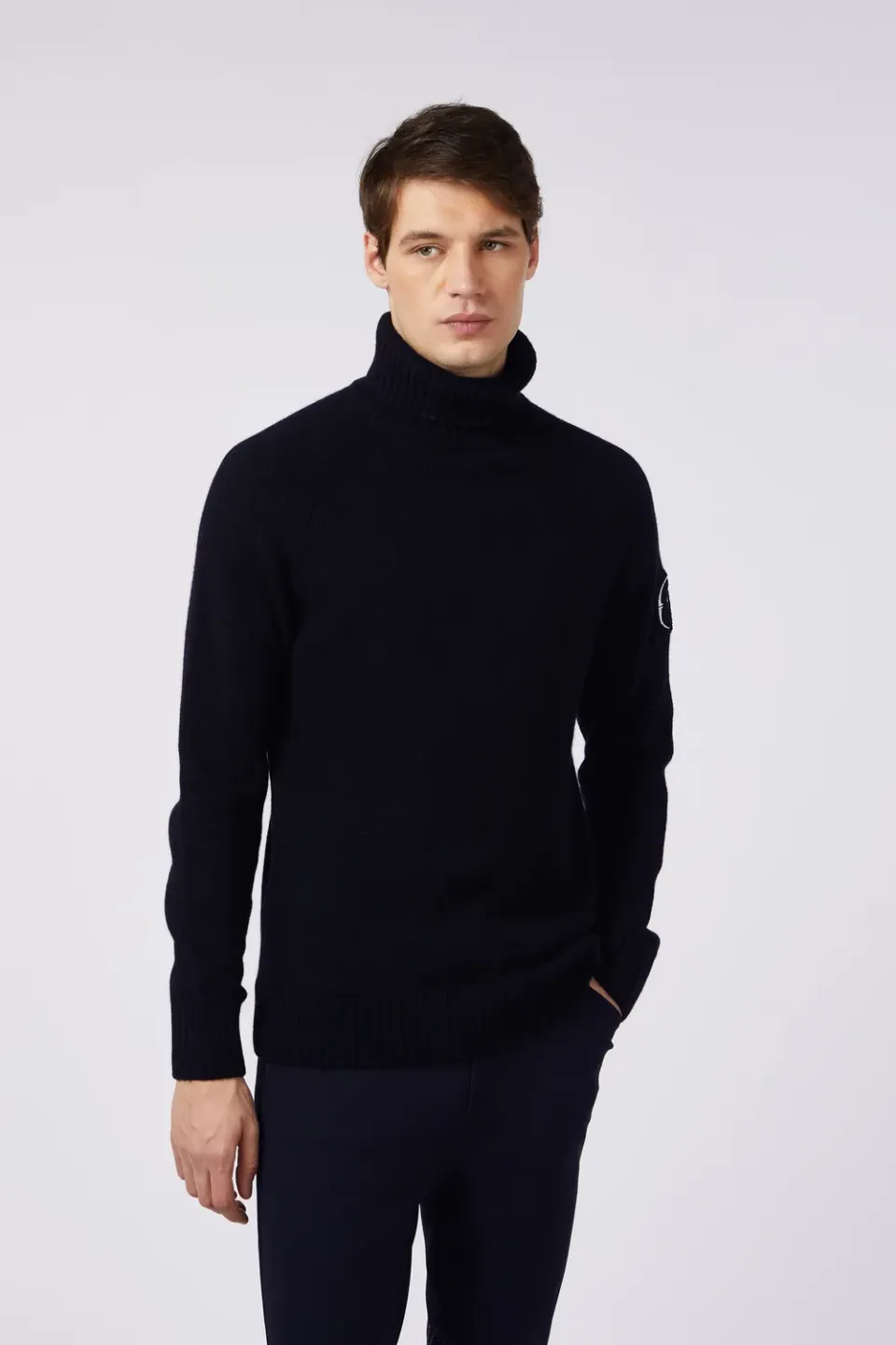 Vestrum Motril heren coltrui navy wol cashmere