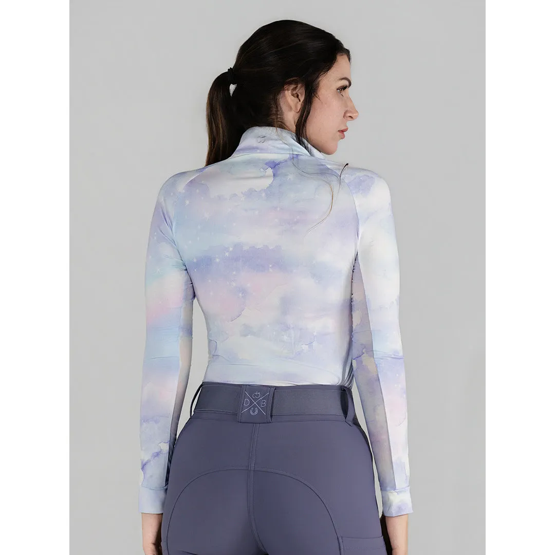 Dapplebay Opalite Skies rijshirt 1/4 zip lange mouw