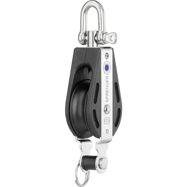 Herm Sprenger S-Block Blok 10 mm Naaldlager Enkel met Wartel
