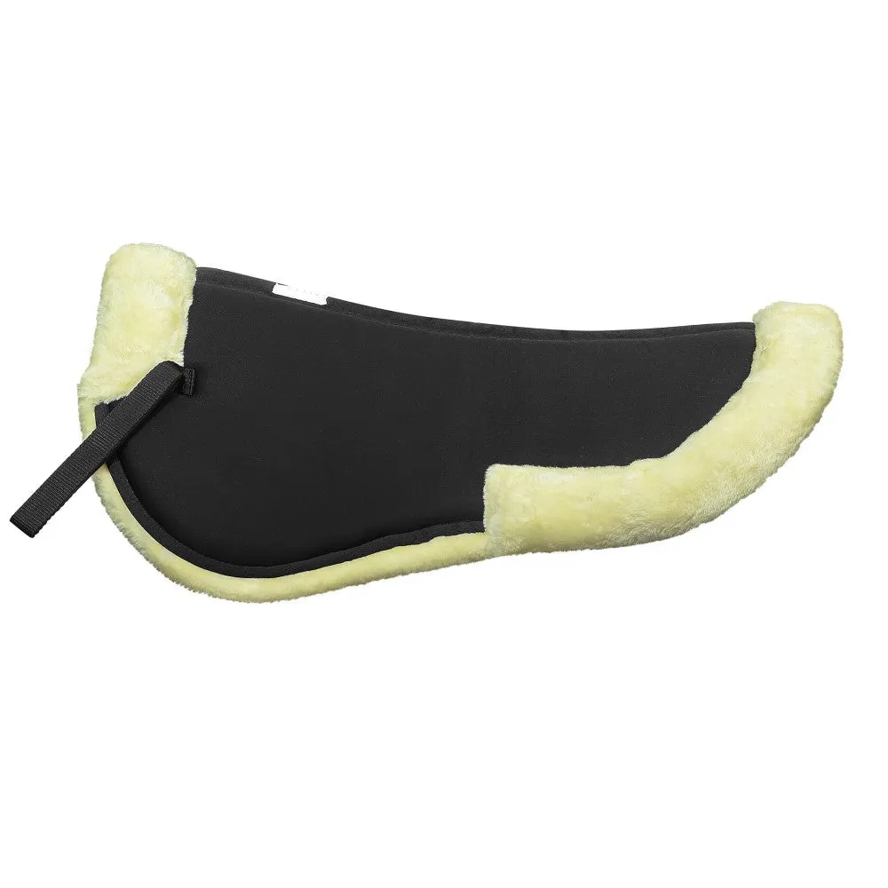 Lettia MemorX Sherpa half pad zwart STD memory foam