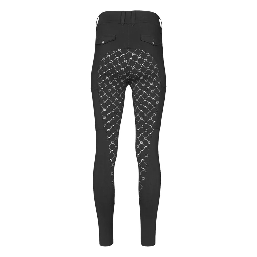 Dapplebay Compression rijbroek full seat zwart XXS