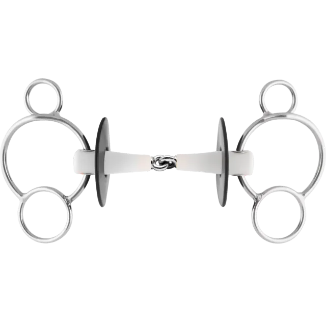HS Sprenger Nathe 3-Ring Gebit 18 mm 135 mm enkel gebroken